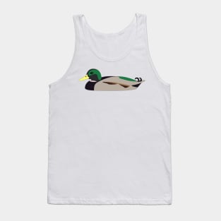 Brown Green Black Duck Digital Art | Melanie Jensen Illustrations Tank Top